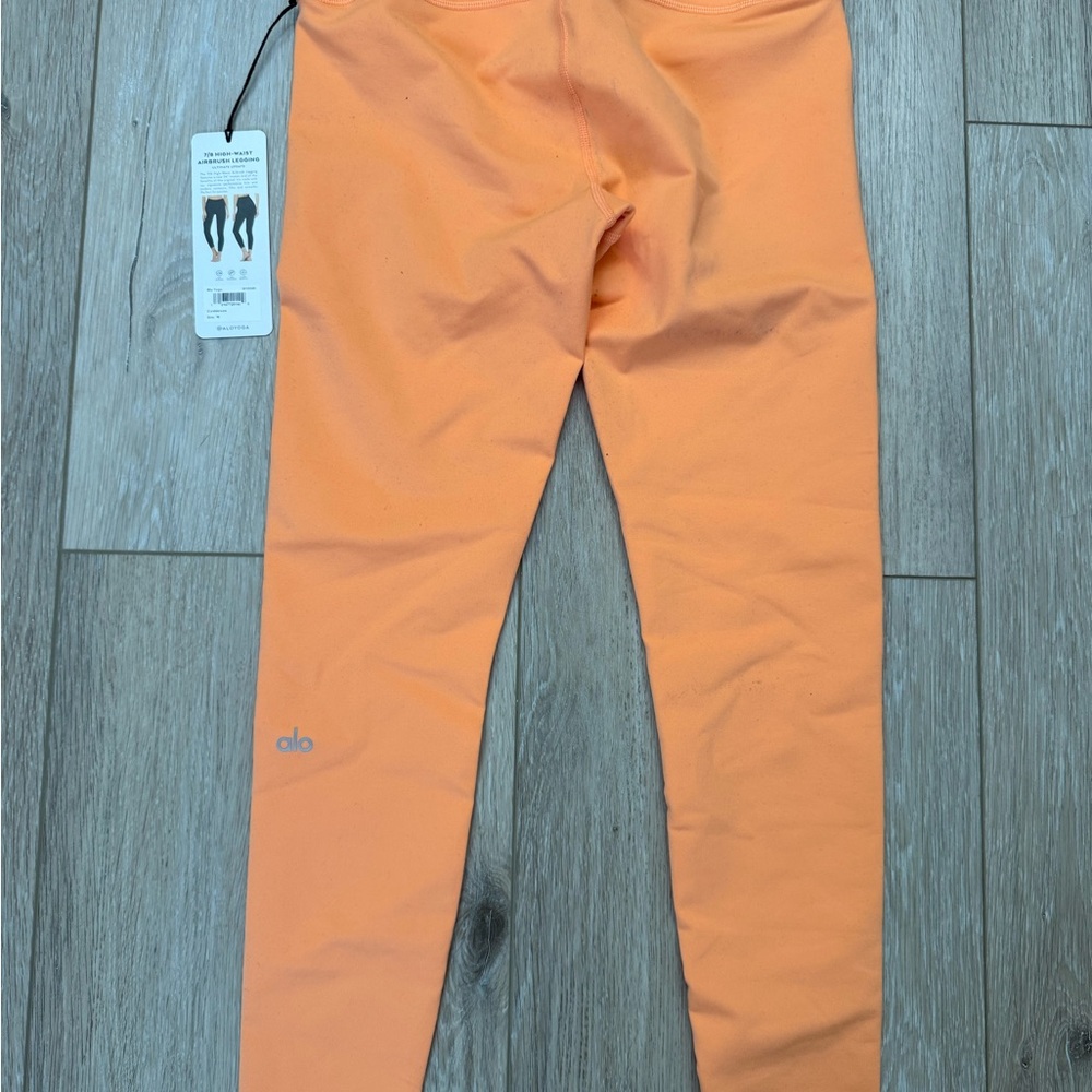 ALO Yoga Vibrant Orange Leggings - Picture 2 of 3